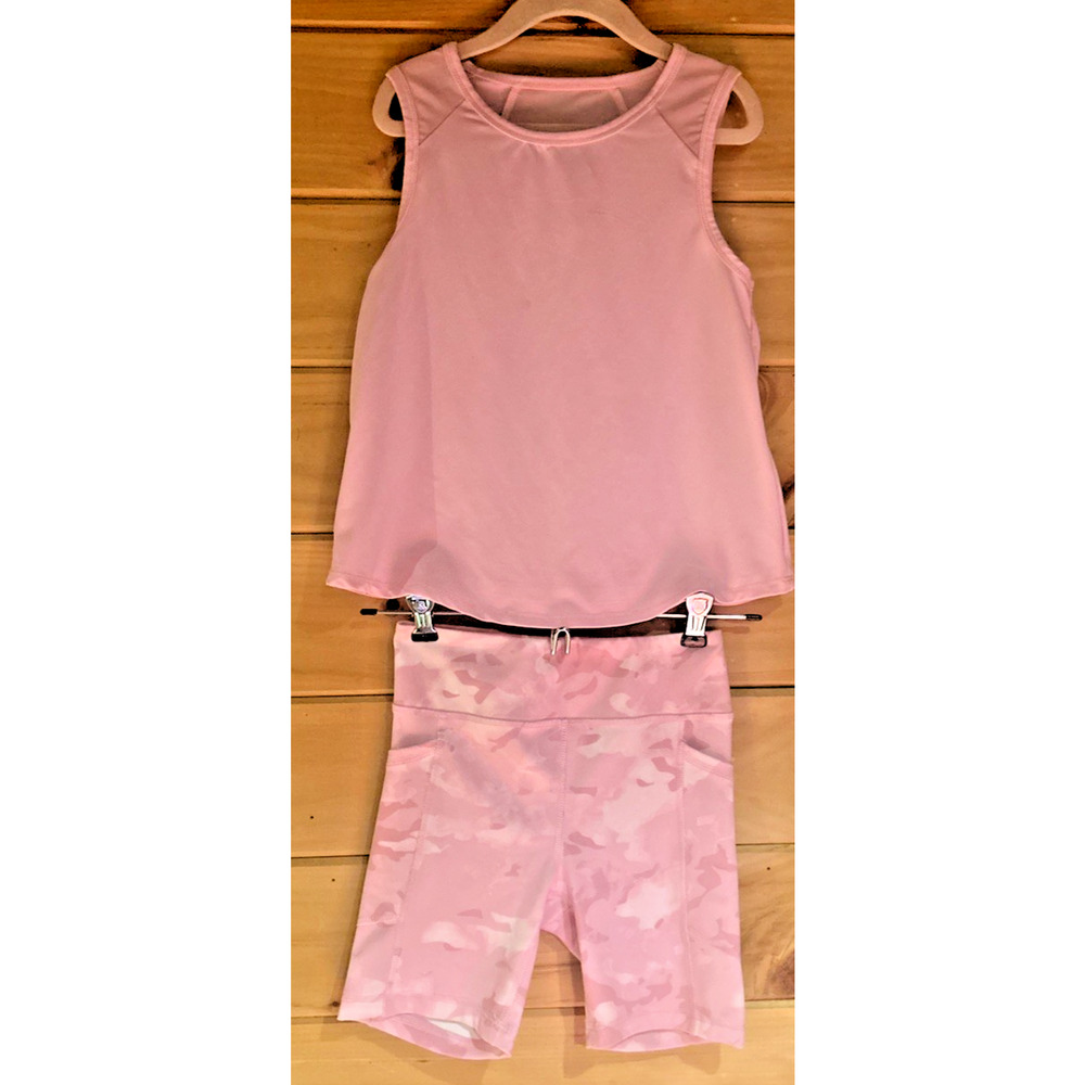 90 Degree By Reflex Girl Size Medium Tank and Short Set